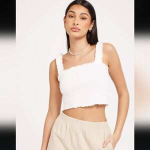 Vero Moda Smocked Camisole Tank Top